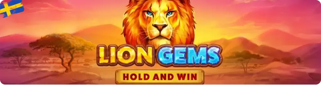 Lion Gems Hold and Win spelautomat Playson 5x4
